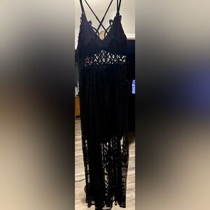 Black Maxi Dress - Size XL